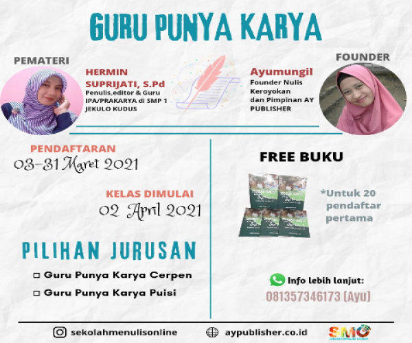 aypublisher, Guru Punya Karya